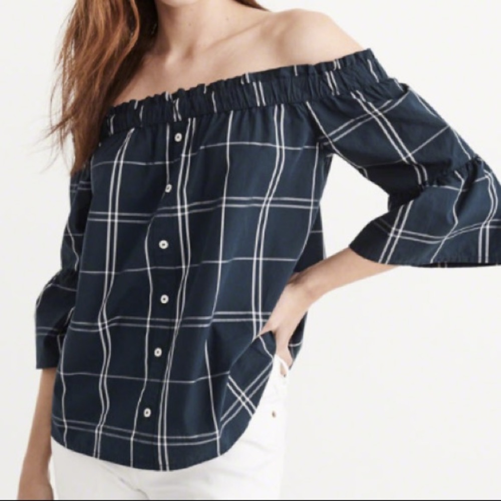 Abercrombie Off The Shoulder Top